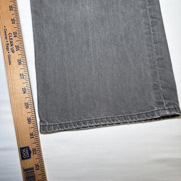 Gap 1969 Jeans Mens 36x31 Gray Straight Leg Denim Clean Water Wash 100% Cotton - Picture 10 of 14